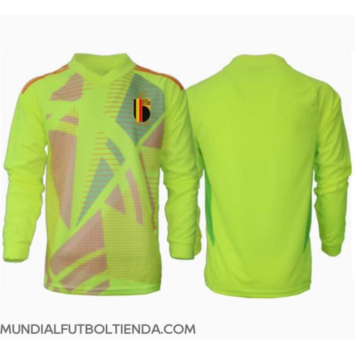 Camiseta Bélgica Portero Segunda Equipación Replica Eurocopa 2024 mangas largas